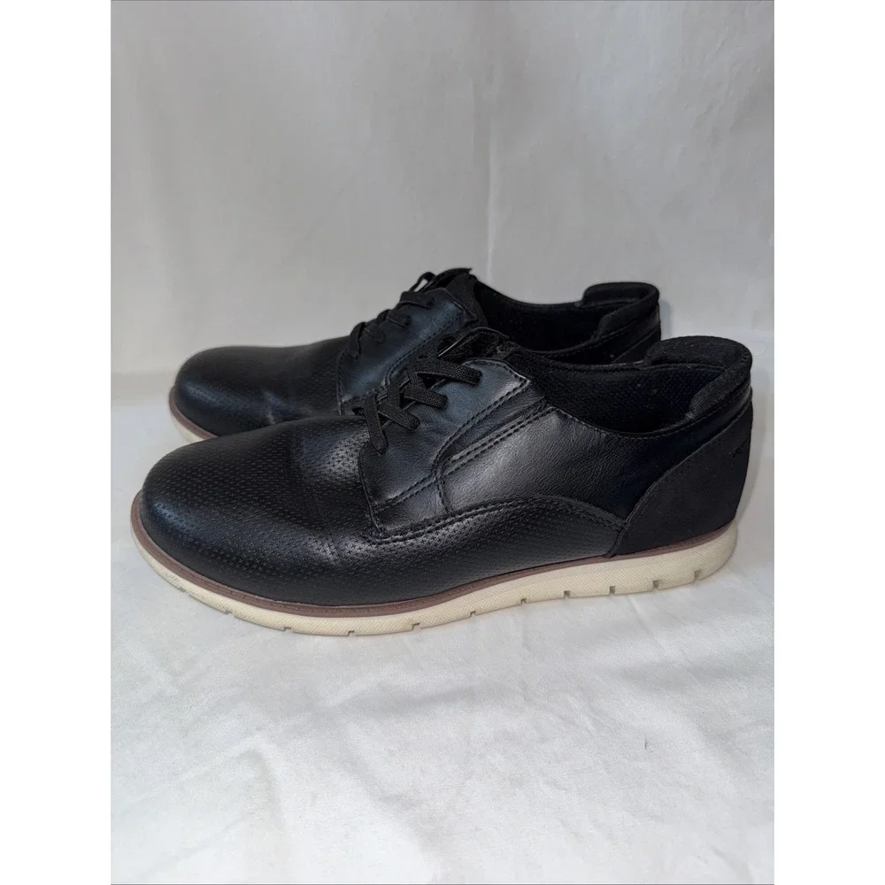 Vostey Men's Oxfords Sz 7‎ M Black Casual Dress Shoes BMY641